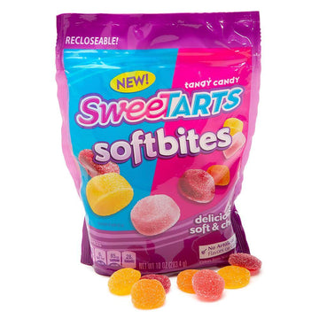SweeTarts Soft Bites Gummies: 10-Ounce Bag - Candy Warehouse