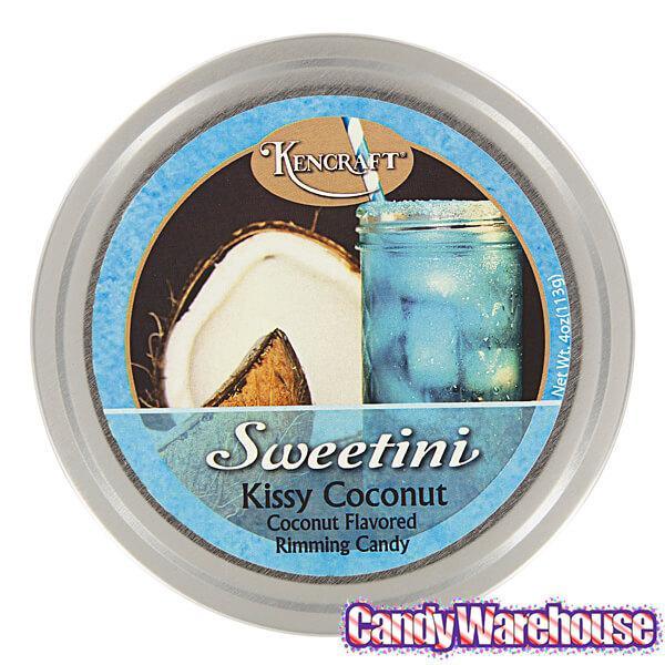 Sweetini Cocktail Rim Sugar - Coconut: 4-Ounce Tin - Candy Warehouse