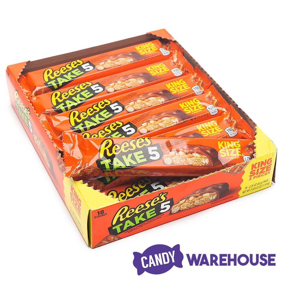 Take5 King Size Candy Bars: 18-Piece Box - Candy Warehouse
