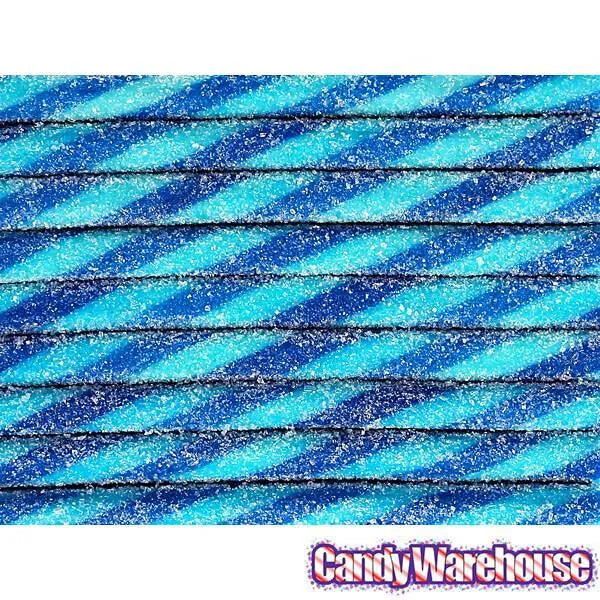 Tangy Zangy Twist Sticks Candy Packs - Sour Blue Raspberry: 12-Piece B ...
