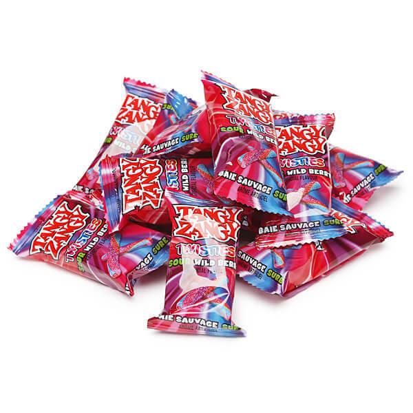 Tangy Zangy Twisties Candy Packs - Sour Wild Berry: 35-Piece Bag - Candy Warehouse