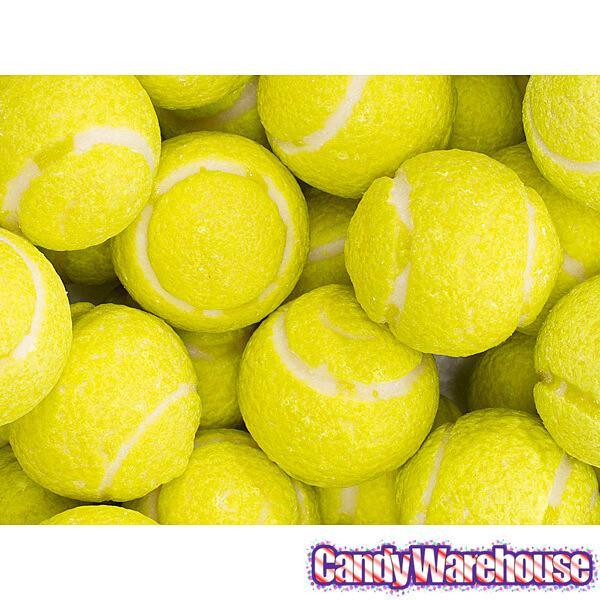 Tennis Balls Sour Powder Filled Gumballs: 1KG Bag - Candy Warehouse