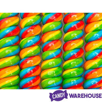 Tesla's Tremendously Tall 3-Ounce Twist Pops - Rainbow Cherry: 12-Piece Box - Candy Warehouse
