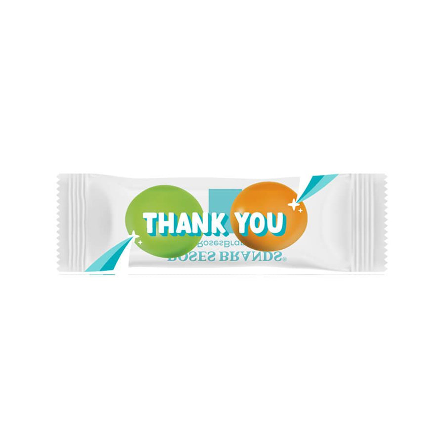 Thank You Chocolate Mints Packets - Assorted: 1000-Piece Case - Candy Warehouse