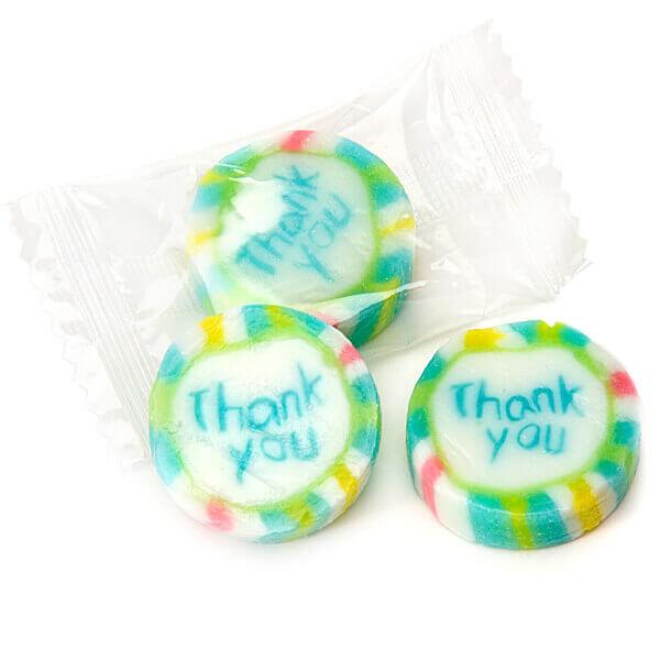 Thank You Favor Cut Rock Candy: 40-Piece Pack - Candy Warehouse