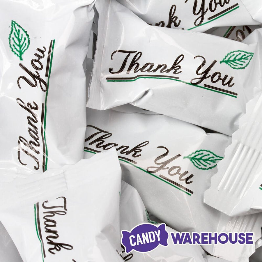 Thank You Wrapped Butter Mint Creams: 200-Piece Bag - Candy Warehouse