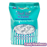 Thank You Wrapped Ice Crystals: 500-Piece Bag - Candy Warehouse