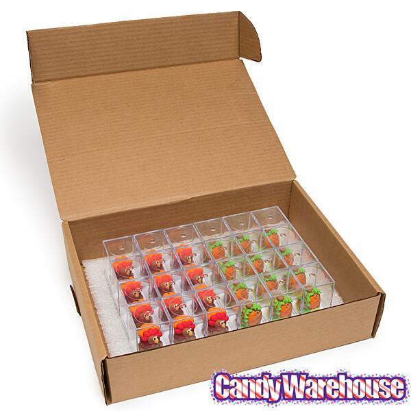 Thanksgiving Bubblegum Buddies Candy Packs: 24-Piece Box - Candy Warehouse