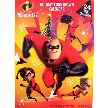 The Incredibles Advent Calendar - Candy Warehouse
