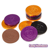 Thompson Foiled Milk Chocolate Halloween Coins: 5LB Bag - Candy Warehouse