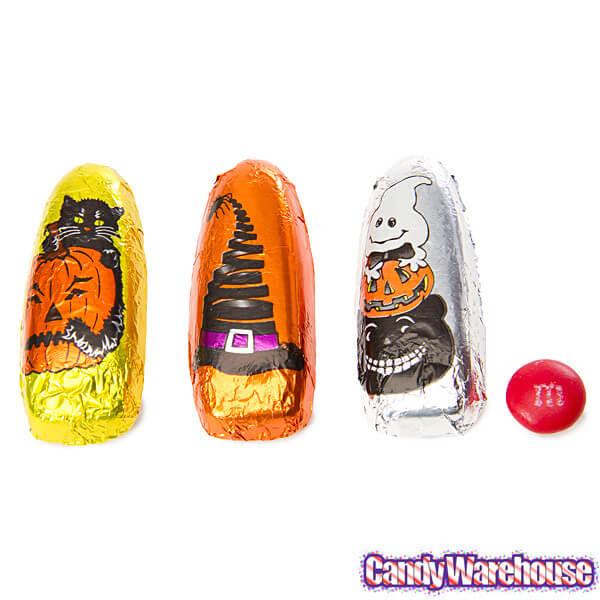 Thompson Foiled Milk Chocolate Halloween Ghosts and Goblins: 5LB Bag - Candy Warehouse