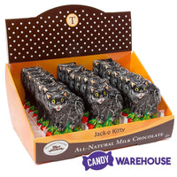 Thompson Foiled Milk Chocolate Jack-O-Kitty Cats: 24-Piece Display - Candy Warehouse