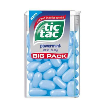 Tic Tac Powermint Dispensers: 12-Piece Box - Candy Warehouse