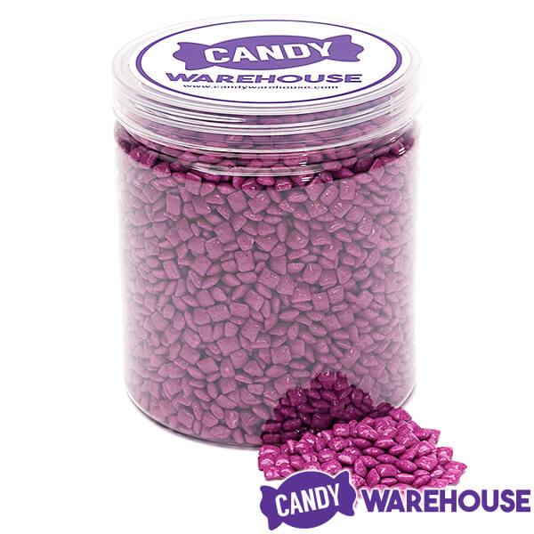 Tiny Chicle Squares Chewing Gum - Purple: 1.5LB Jar - Candy Warehouse