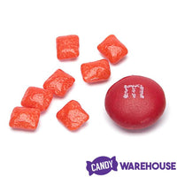 Tiny Chicle Squares Chewing Gum - Red: 1.5LB Jar - Candy Warehouse