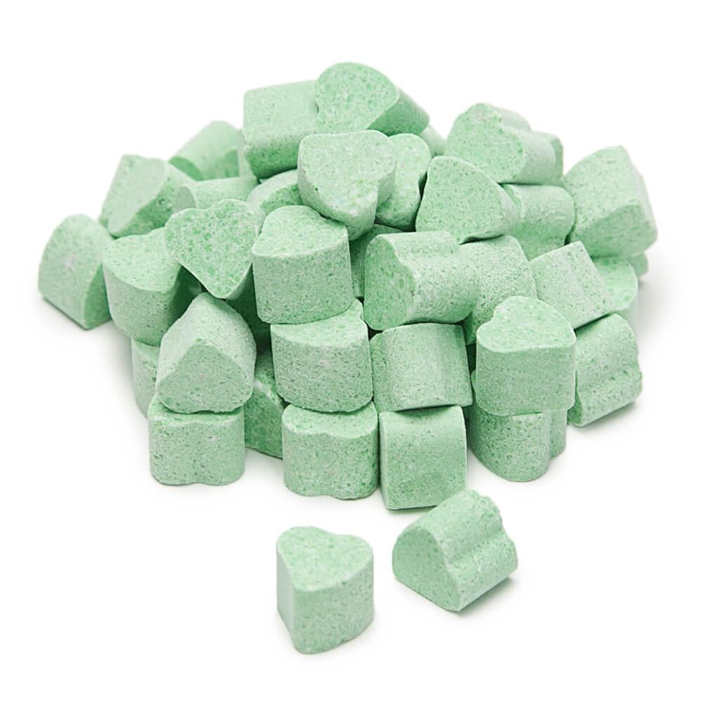 Tiny Sugar Candy Hearts - Green: 1.5LB Jar - Candy Warehouse