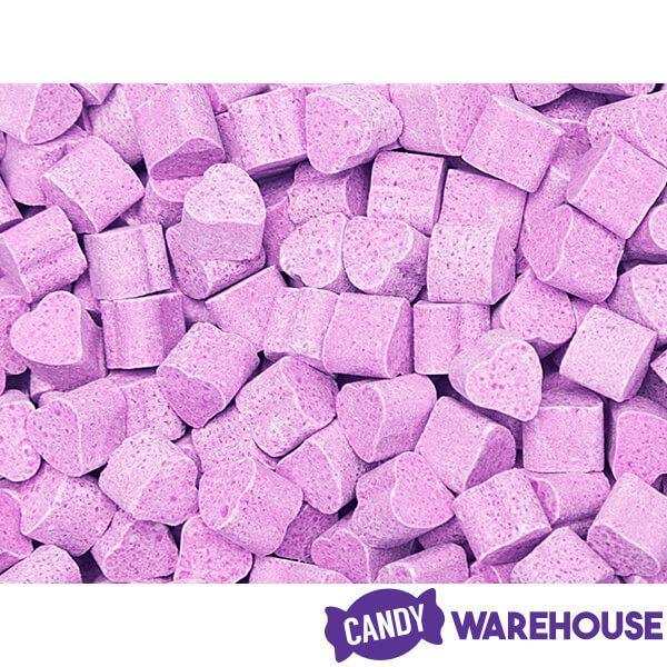 Tiny Sugar Candy Hearts - Purple: 1.5LB Jar - Candy Warehouse