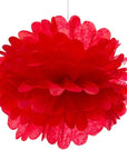 Tissue Paper 8-Inch Pom Pom - Red