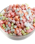 Mini Rainbow Dehydrated Marshmallows: 8-Pound Case