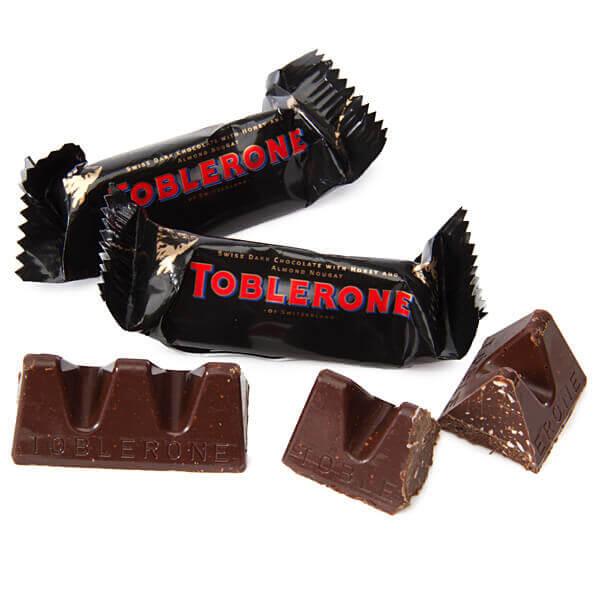 Toblerone Dark Chocolate Minis: 7-Ounce Bag - Candy Warehouse