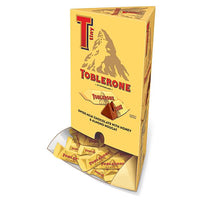 Toblerone Tiny Chocolate Bars: 100-Piece Box - Candy Warehouse