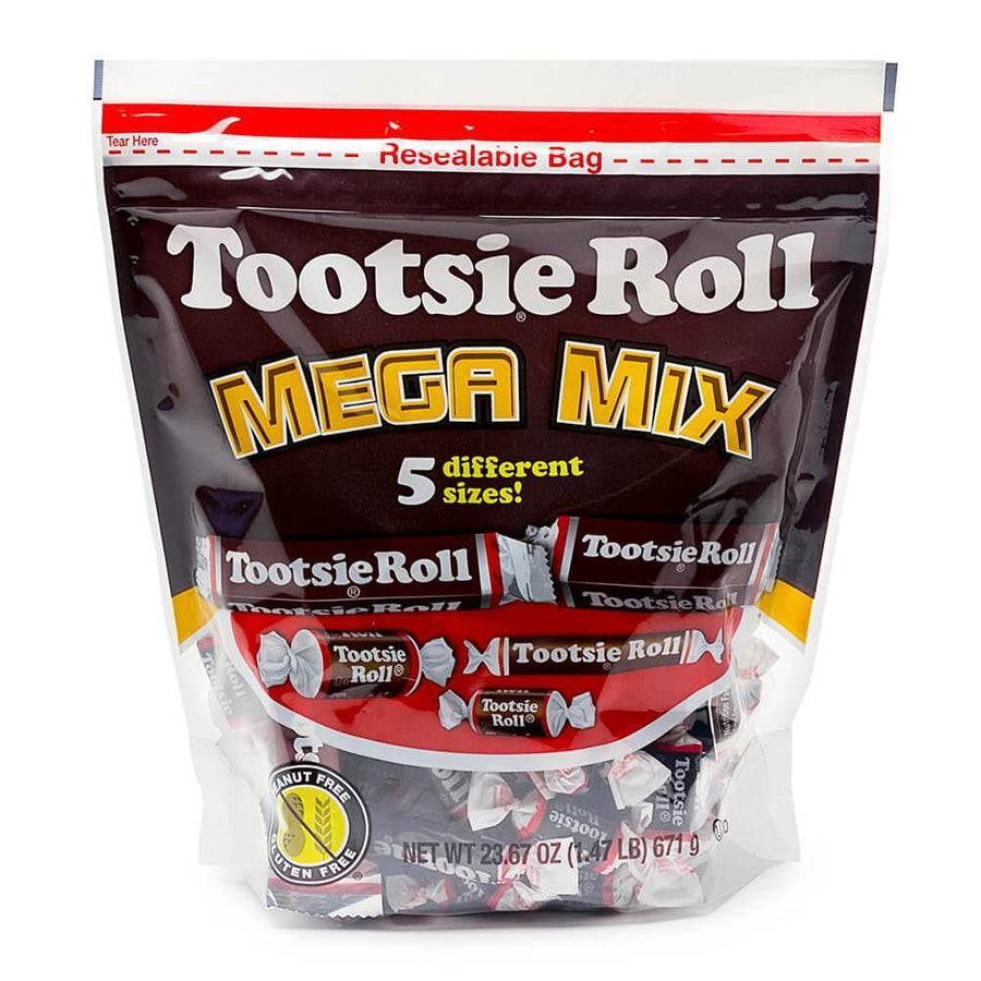 Tootsie Roll Candy Mega Mix: 23.67-Ounce Bag