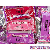 Tootsie Roll Valentine Snack Bars Candy: 10-Ounce Bag - Candy Warehouse
