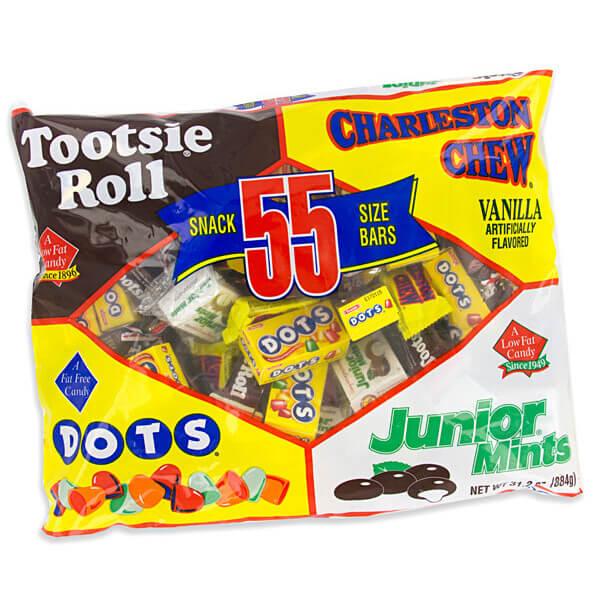 Tootsie Snack Size Bulk Candy Assortment: 55-Piece Bag - Candy Warehouse