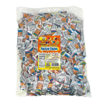 Toxic Waste Nuclear Fusion Sour Candy Packs: 1000-Piece Bag - Candy Warehouse