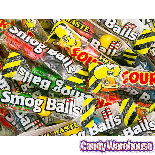 Toxic Waste Sour Smog Balls Candy Packs: 240-Piece Bag - Candy Warehouse