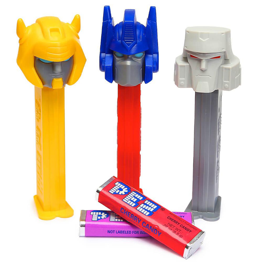 Transformers PEZ Candy Packs: 12-Piece Display - Candy Warehouse