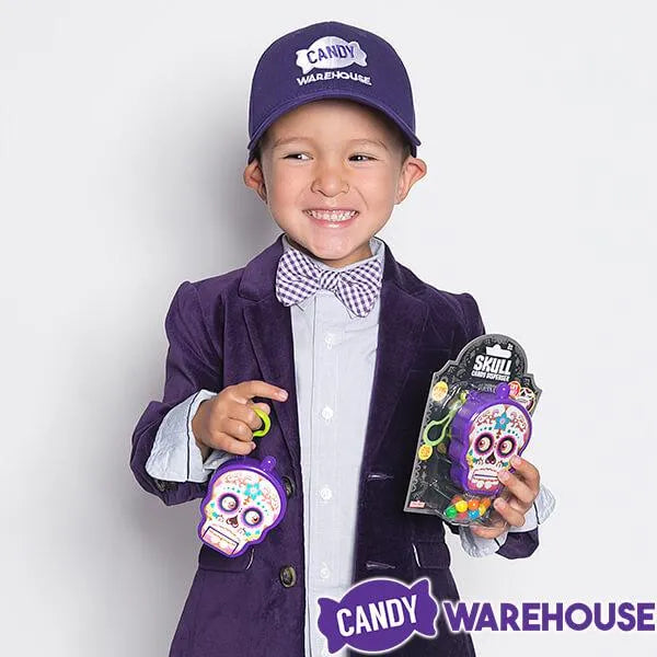 Treat Street Day of the Dead Skull Candy Dispenser Candy Warehouse