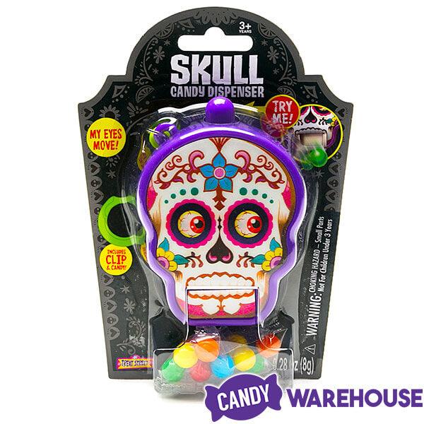 Treat Street Day of the Dead Skull Candy Dispenser - Candy Warehouse