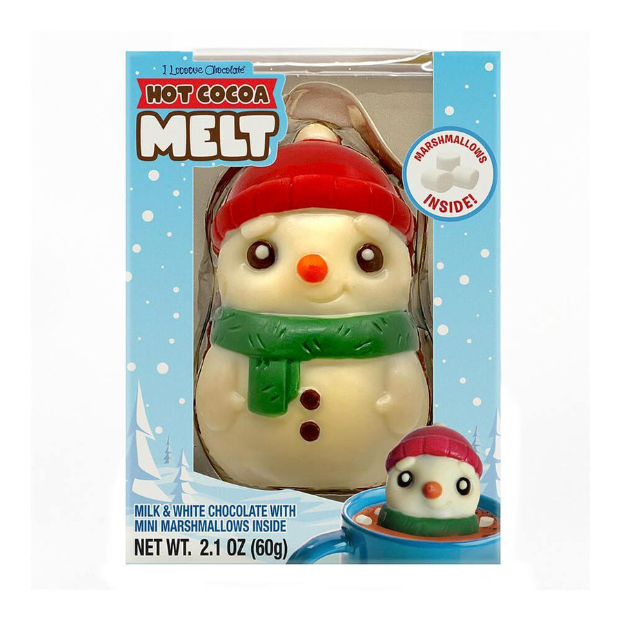 Treat Street Snowman Hot Cocoa Melt: 8-Piece Box - Candy Warehouse