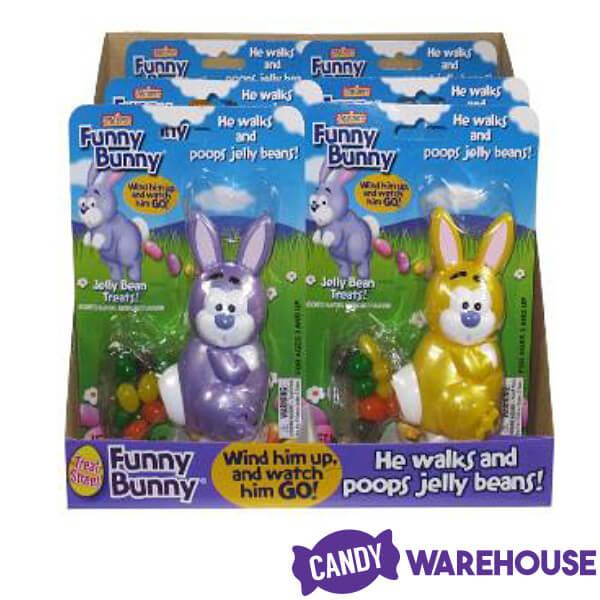Treat Street Wind-up Easter Bunny Candy Poopers: 8-Piece Set - Candy Warehouse