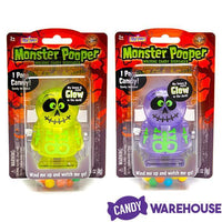 Treat Street Wind-up Halloween Glow-In-the-Dark Monster Candy Poopers: 8-Piece Set - Candy Warehouse