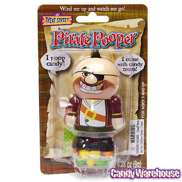 Treat Street Wind-up Pirate Candy Poopers: 3-Piece Set - Candy Warehouse