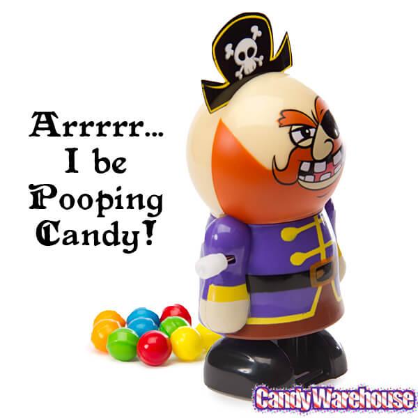 Treat Street Wind-up Pirate Candy Poopers: 3-Piece Set - Candy Warehouse