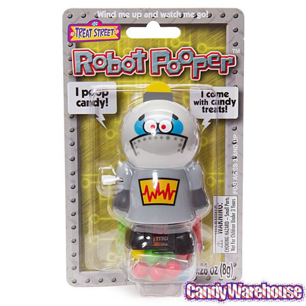 Treat Street Wind-up Robot Candy Poopers: 3-Piece Set - Candy Warehouse