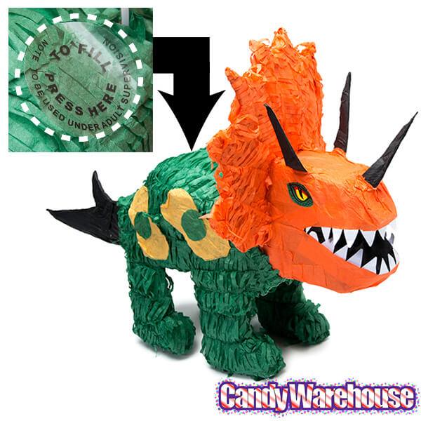 Triceratops Dinosaur Pinata - Candy Warehouse