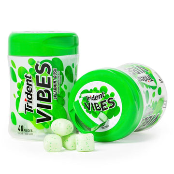 Trident Vibes Spearmint Rush Gum: 4-Piece Box - Candy Warehouse