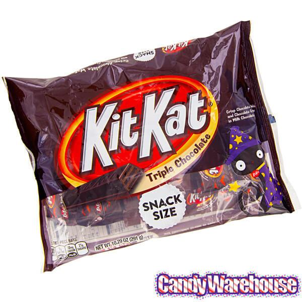 Triple Chocolate Kit Kat Snack Size Candy Bars: 20-Piece Bag - Candy Warehouse