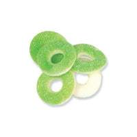 Trolli Apple O's Green Apple Gummy Rings Candy: 3LB Box - Candy Warehouse