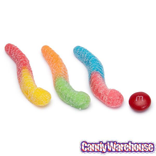 Trolli Sour Brite Crawlers Gummy Worms: 5LB Bag - Candy Warehouse
