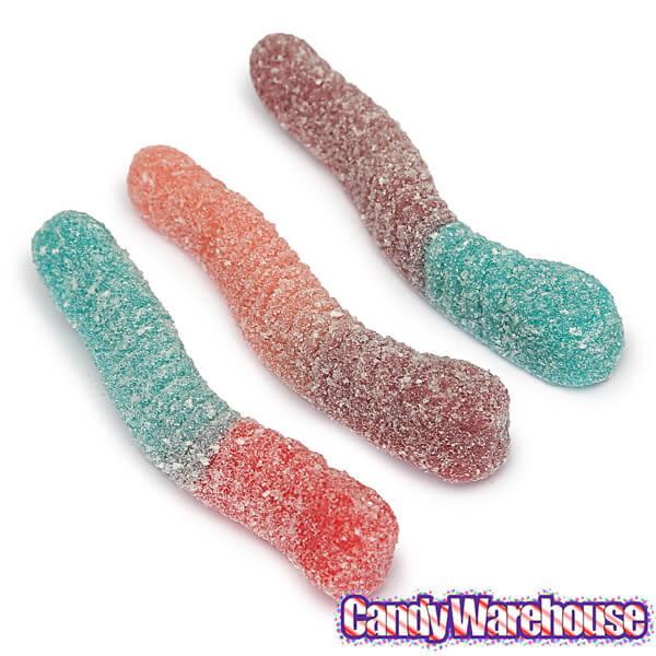 Trolli Sour Brite Crawlers Gummy Worms Candy - Very Berry: 3.75LB Box - Candy Warehouse