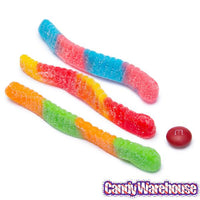 Trolli Sour Brite Crawlers Gummy Worms - Large: 5LB Bag - Candy Warehouse