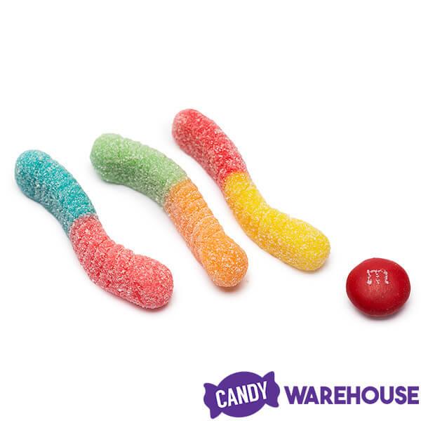 Trolli Sour Brite Crawlers Gummy Worms - Original: 9-Ounce Bag - Candy Warehouse