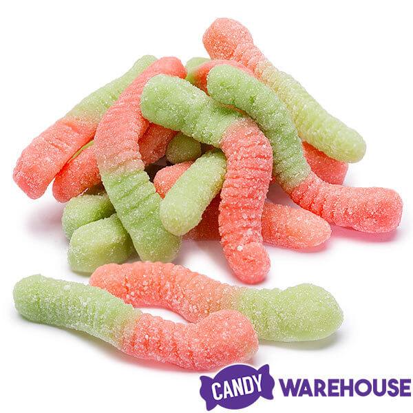 Trolli Sour Brite Crawlers Gummy Worms - Watermelon: 9-Ounce Bag - Candy Warehouse
