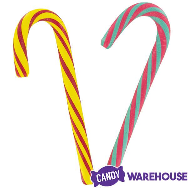 Trolli Sour Brite Giant Candy Canes: 24-Piece Display - Candy Warehouse