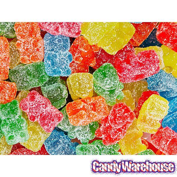 Trolli Sour Brite Gummy Bears Candy: 5LB Bag - Candy Warehouse